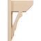Ekena Millwork 8-in W x 14-in D x 22-in H Balboa Slat Rough Cedar Woodgrain TimberThane Outlooker, Primed Tan OUTUR080X14X22BOA24RCPR - alternate 4